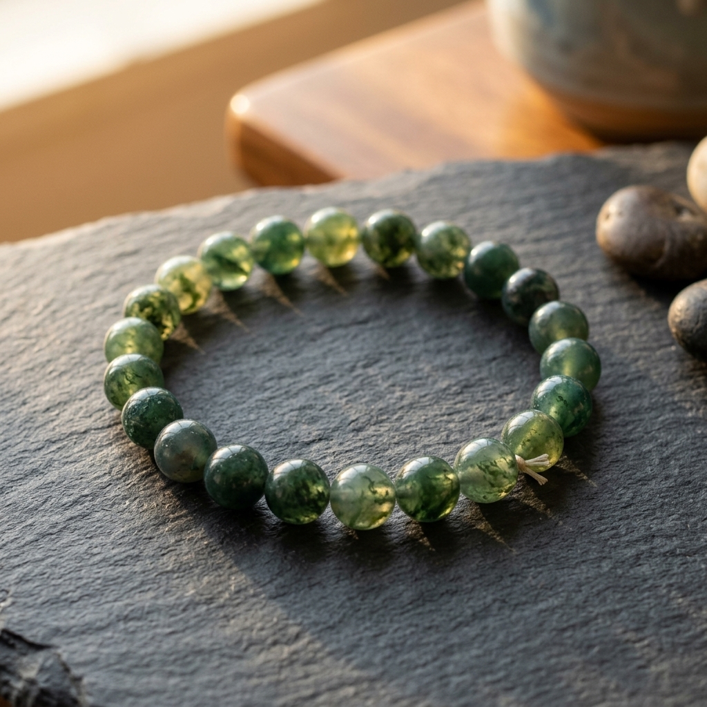 Moss Agate Bracelet