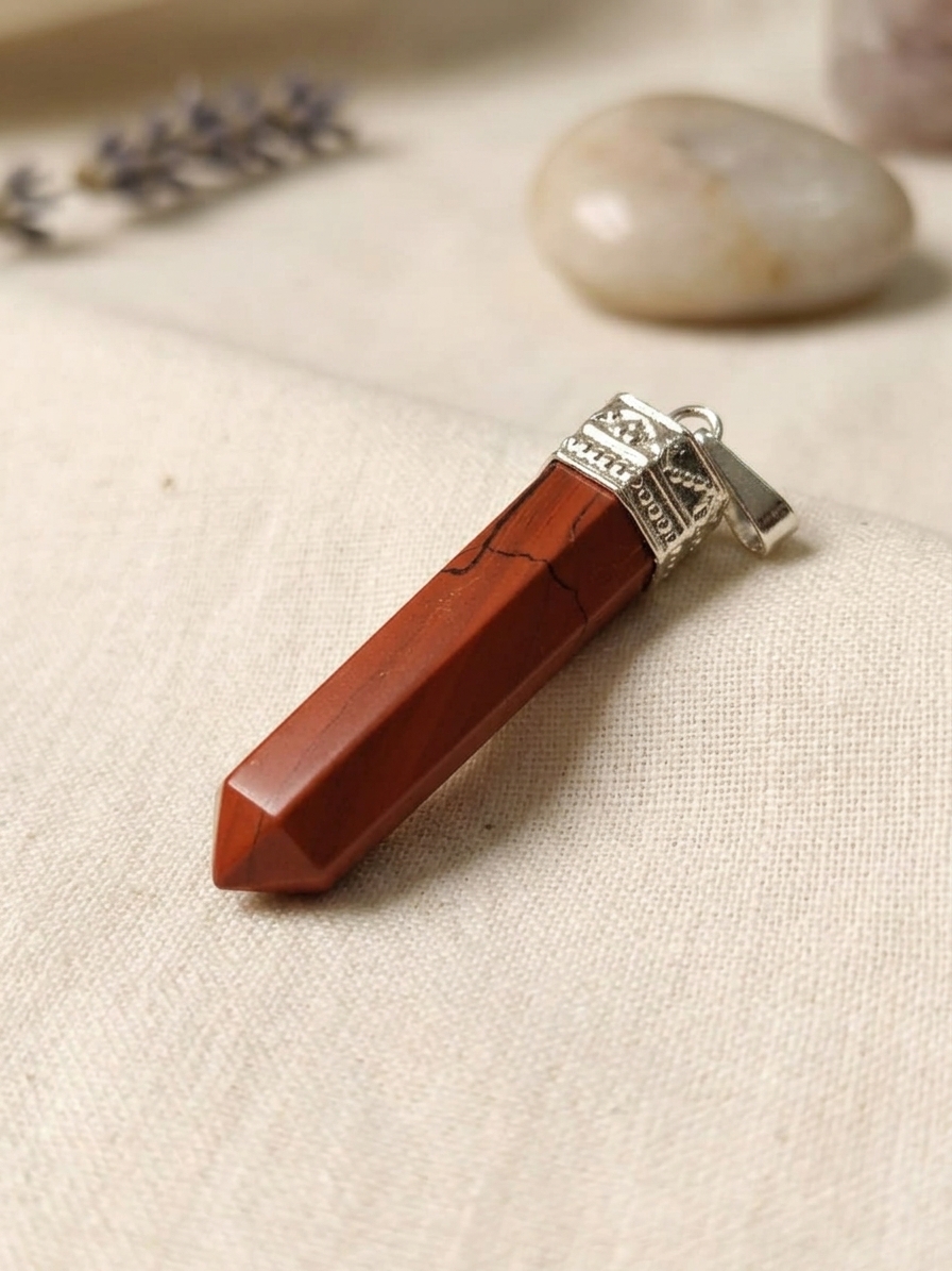 Red Jasper Point Pendant