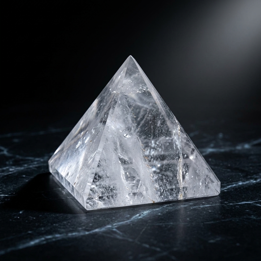 Crystal Quartz Pyramid