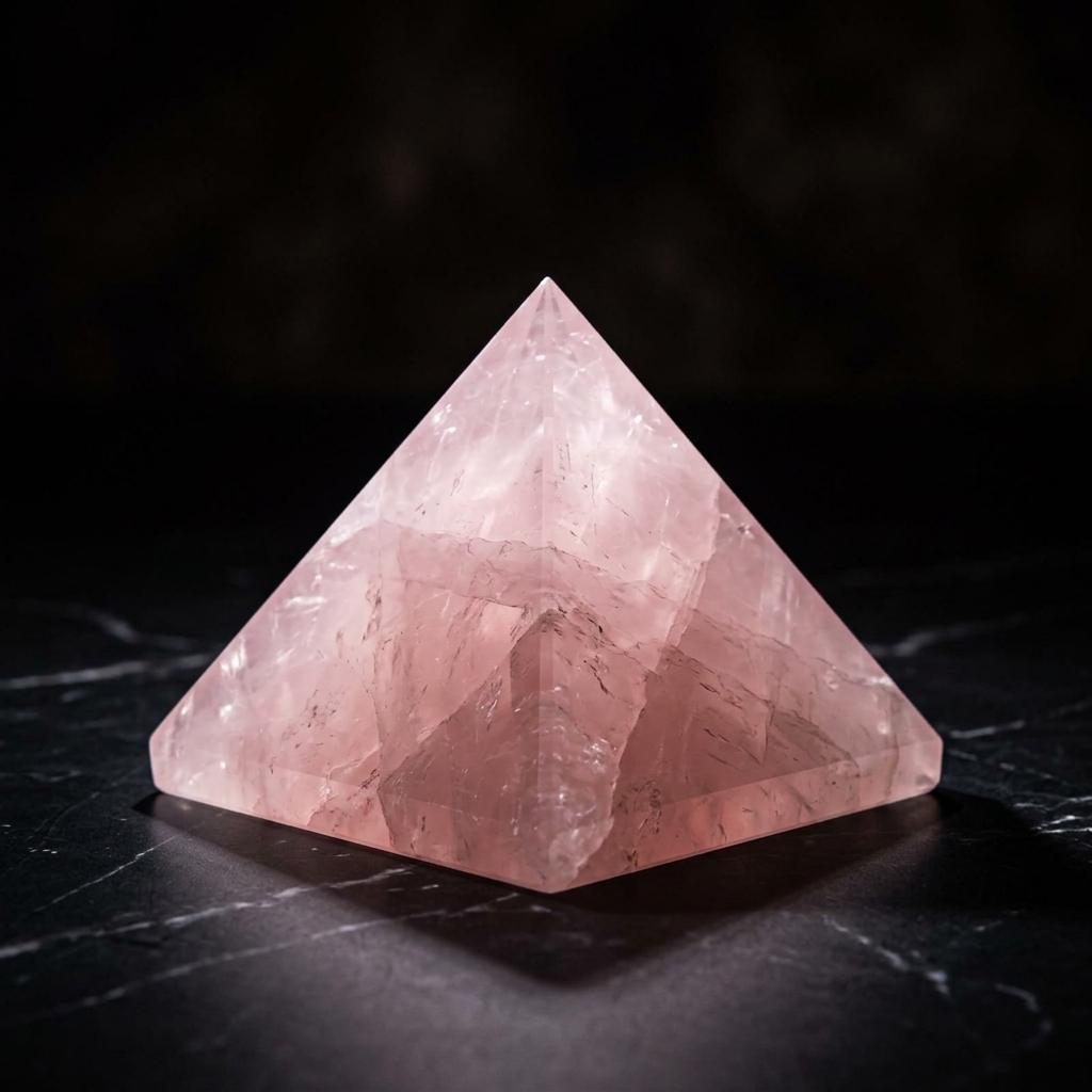 Rose Quartz Pyramid