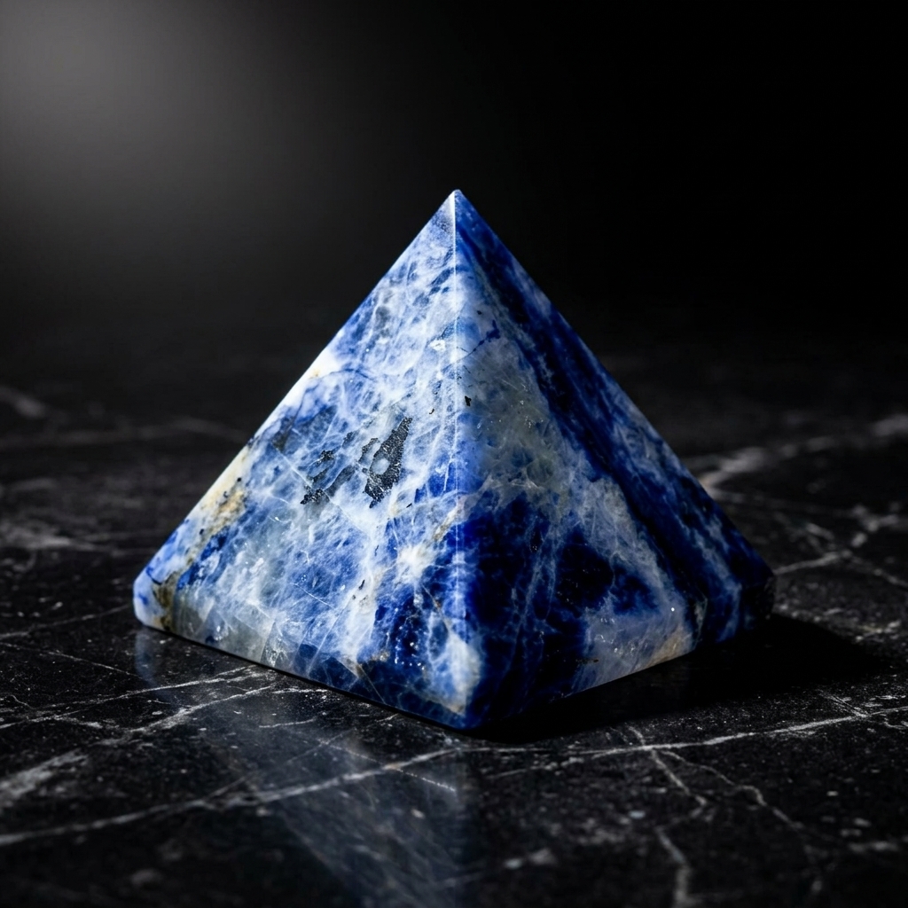 Sodalite Pyramid