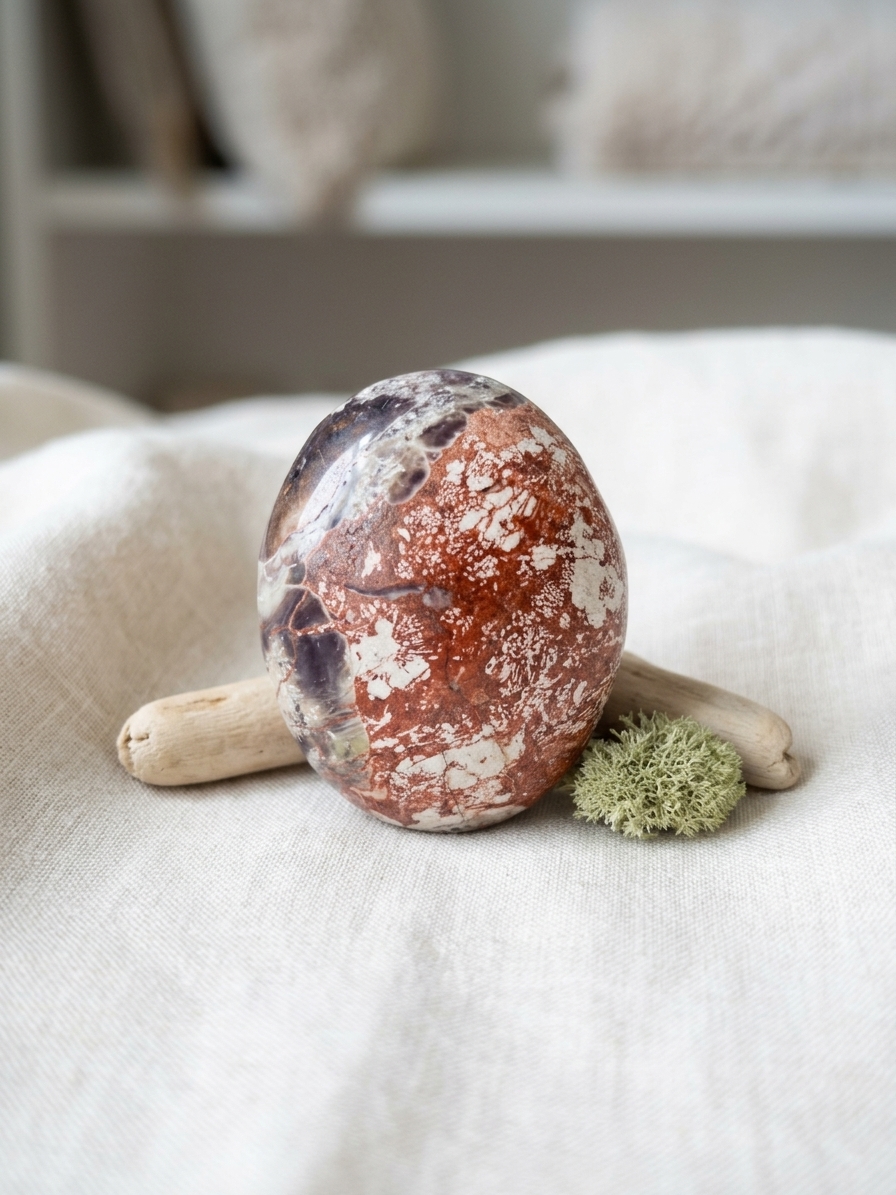 Money Agate Palm Stone